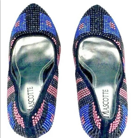 Mascotte Platform Stiletto Heels Multicolour Studs - Picture 9 of 12